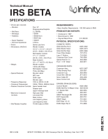 Infinity IRS-Beta-Specifications 